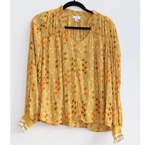 Current Air, Los Angeles, Polka-Dot Blouse, Size S